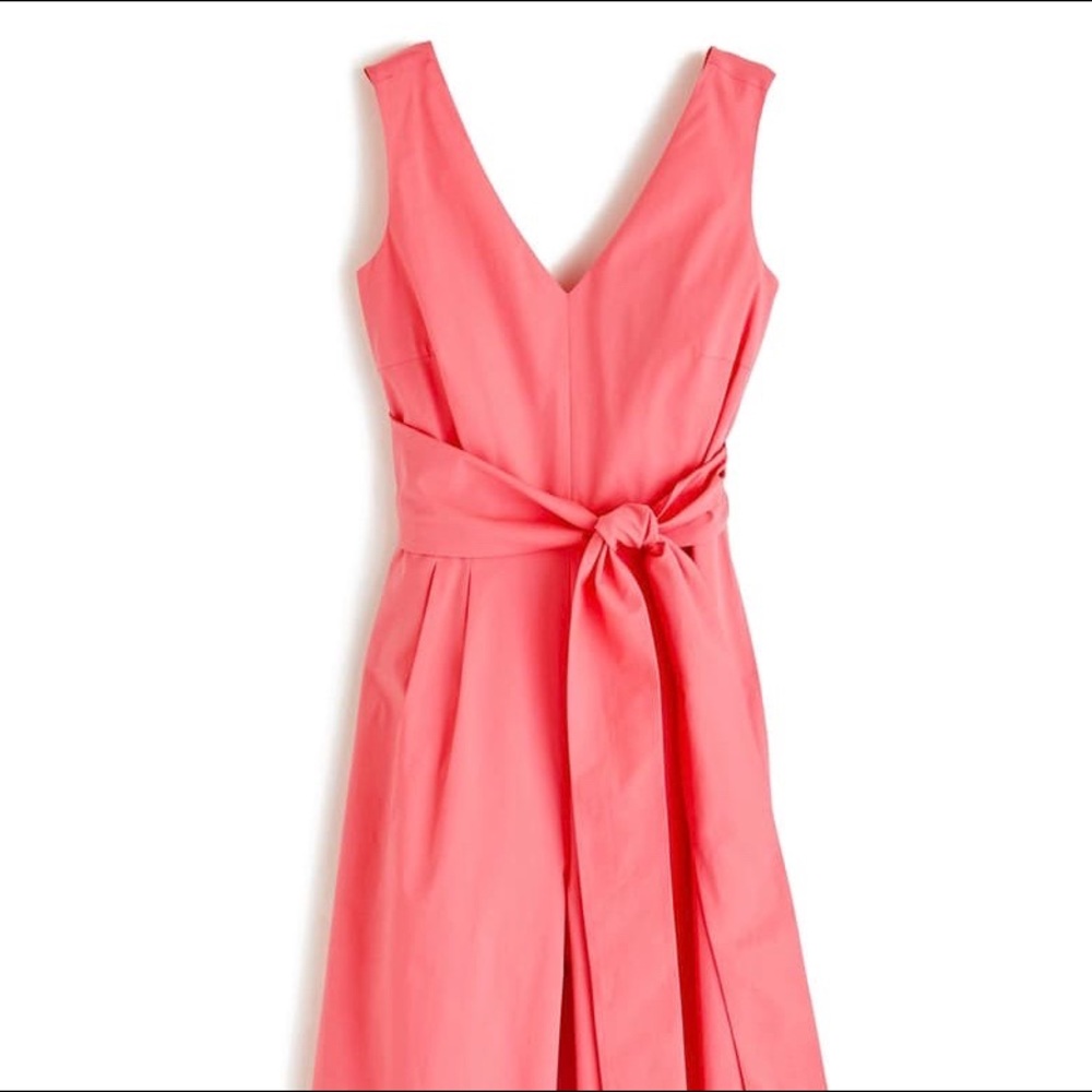 J crew Stretch Cotton Poplin Jumpsuit - Picture 3 of 4